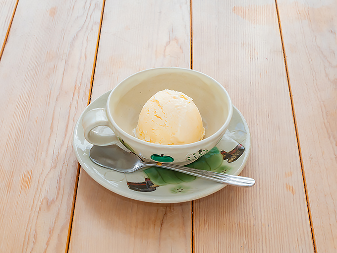 バニラアイスクリームの写真