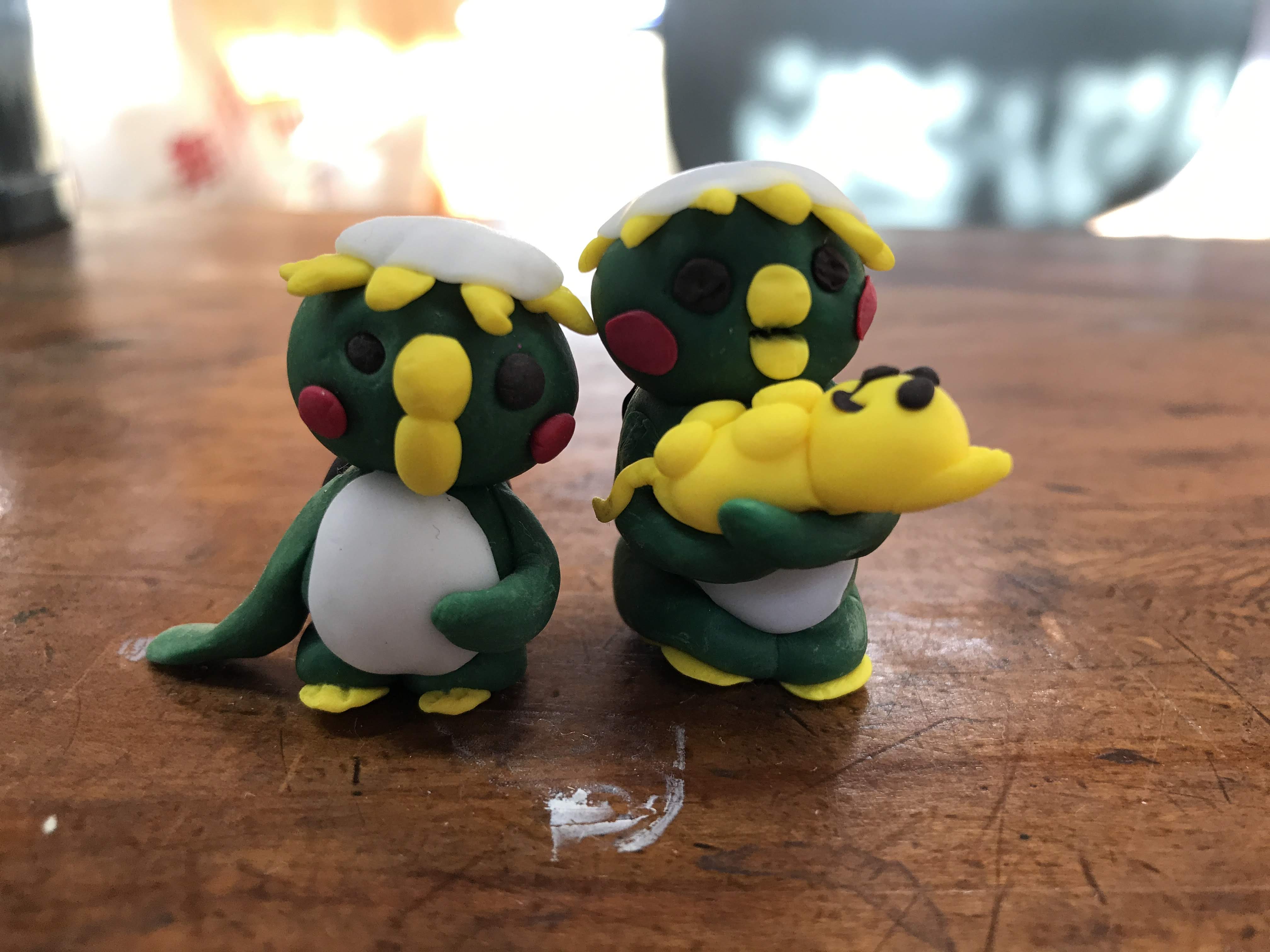 甘甘カッパねんど細工の写真